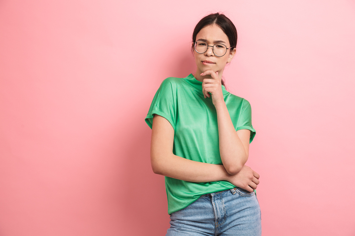 Skeptical Young Woman